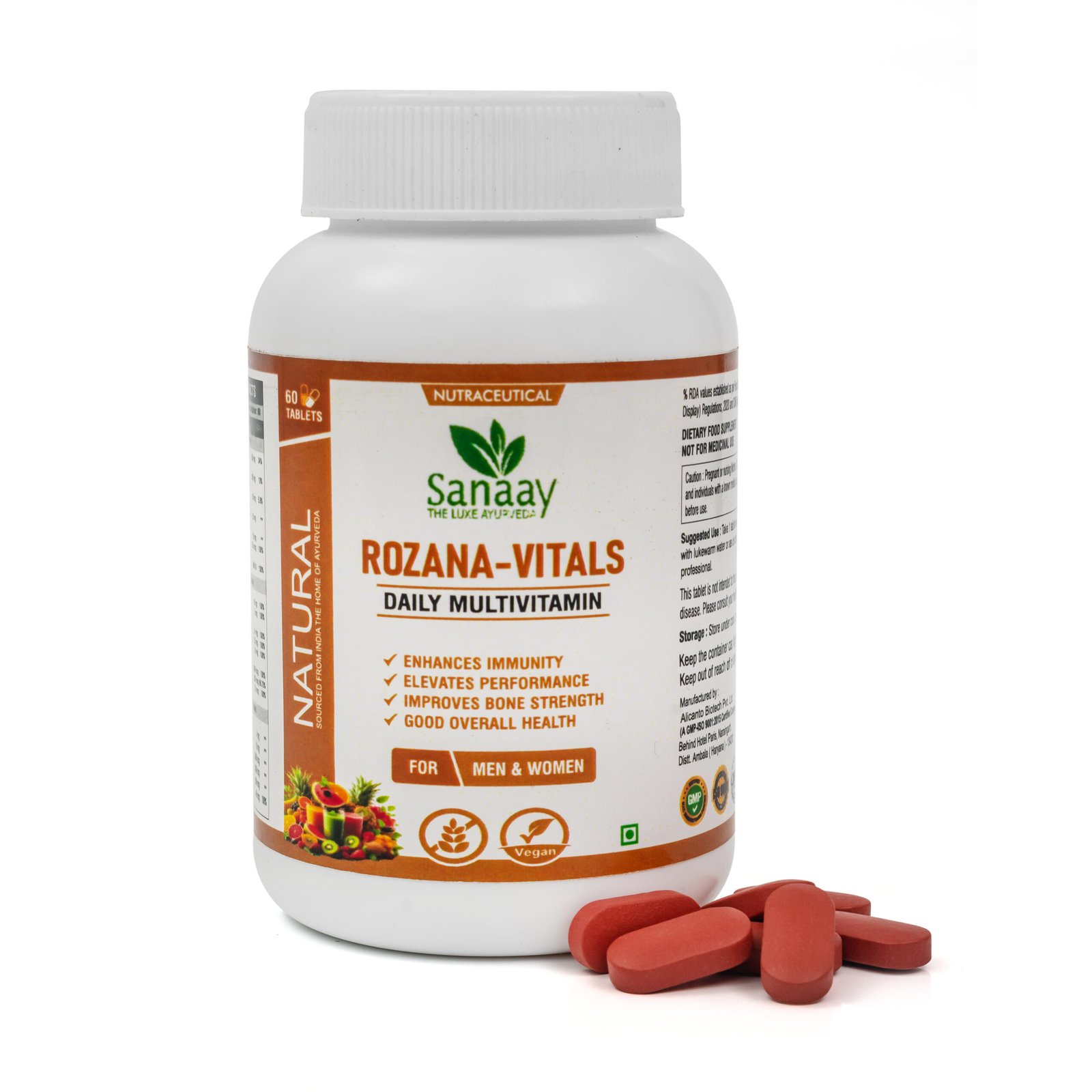 Rozana-Vitals Daily Multivitamin Tablets - Image 5