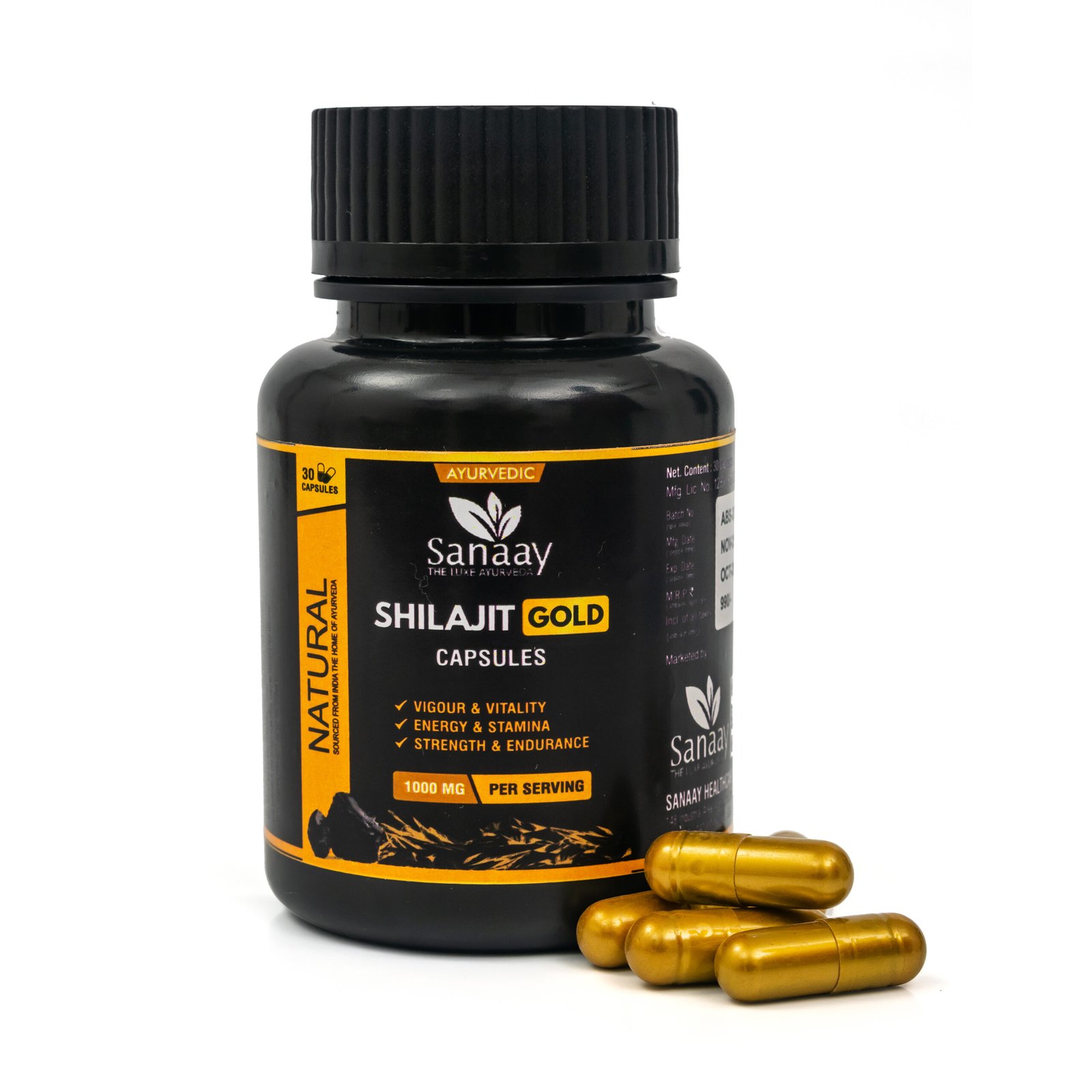 SHILAJIT GOLD CAPSULES -SANAAY SHILAJIT GOLD - Image 5