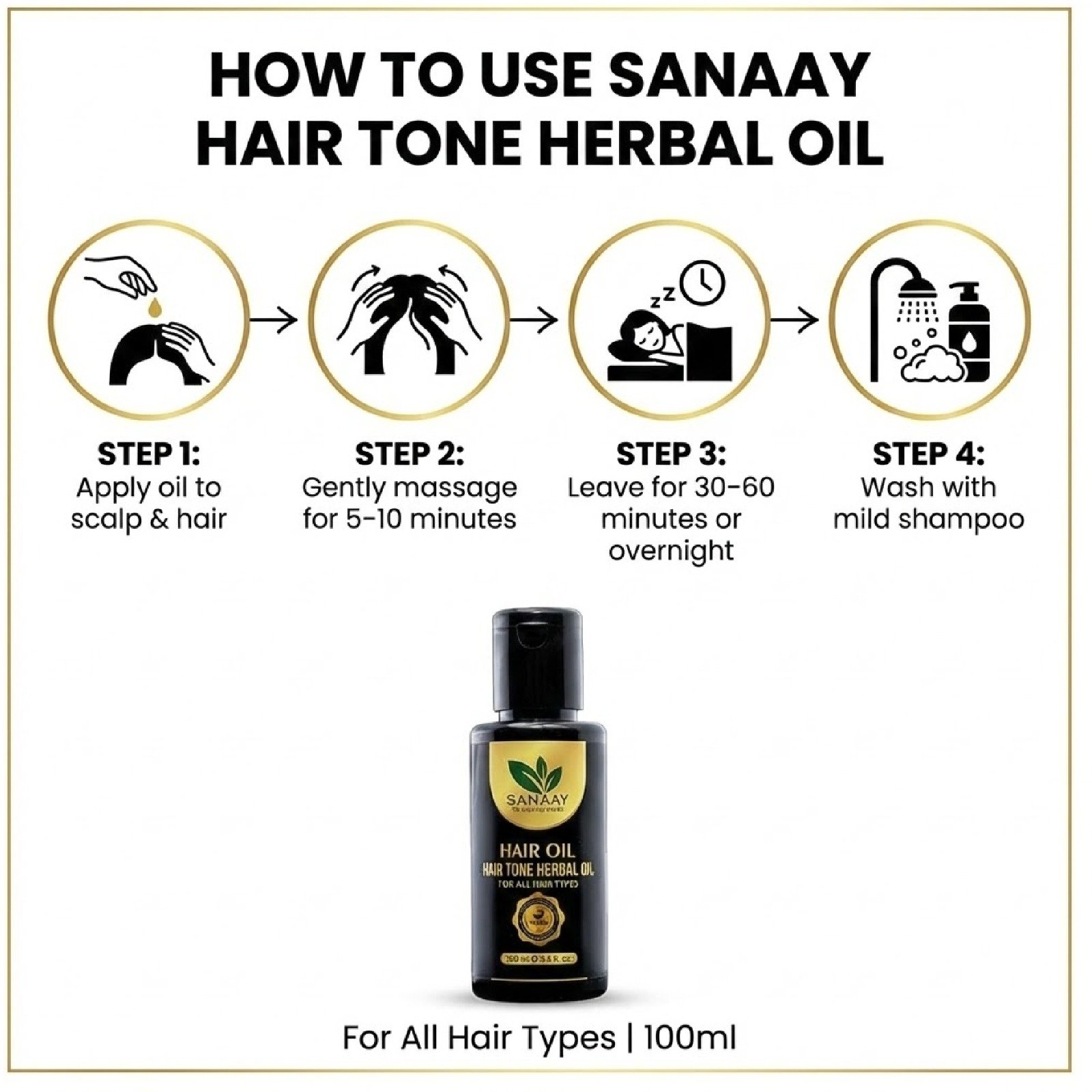 Hair Tone Herbal Hair Oil - Image 8