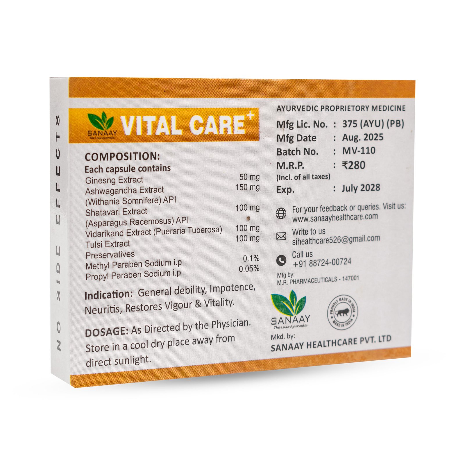Vital Care+ Herbal Immunity Enhancer Capsules - Image 4